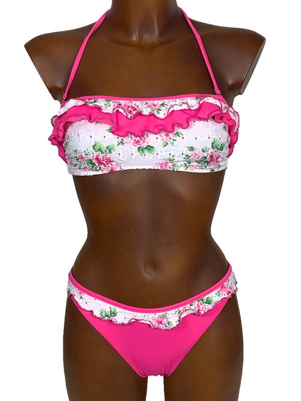 Bikini volant in sangallo - MARIKA MARE