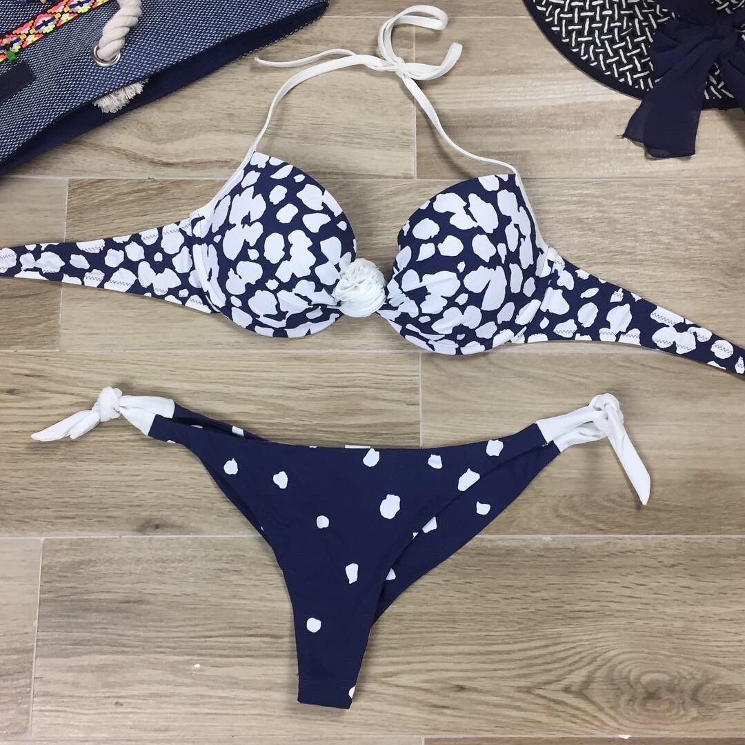 Bikini push-up maculato - Coppa C - JOLIDON
