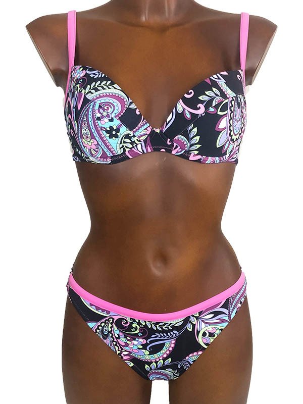Bikini push-up coppa C - Cachemire - JOLIDON