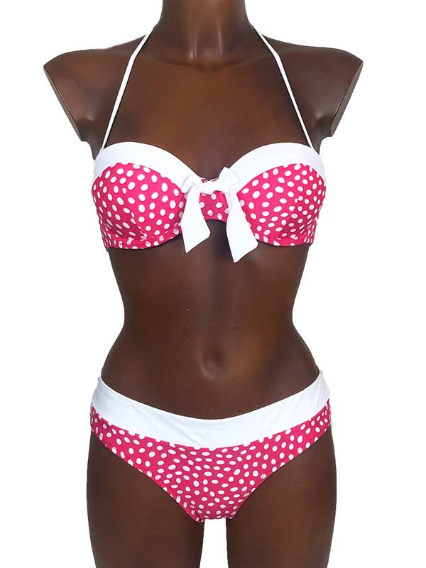 Bikini fascia push-up - coppa C - POIS- JOLIDON