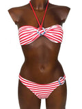 Bikini fascia righe - GISELA