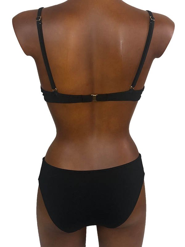 Bikini treccia - coppa C -  LINEA MARE BLU