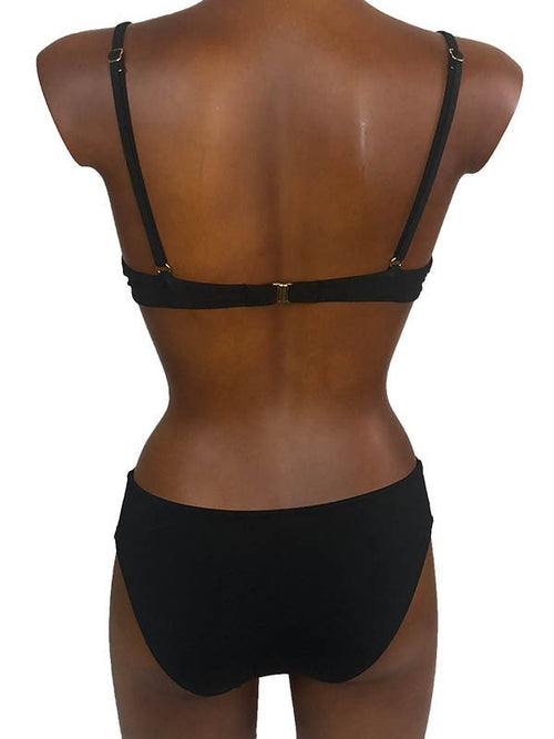 Bikini treccia - coppa C -  LINEA MARE BLU