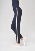 Pantalone donna bordi laterali lurex - SISI - art. leggings Strippes
