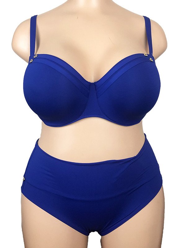 Bikini azzurro- coppa F - Chantelle - art. 6595-6598