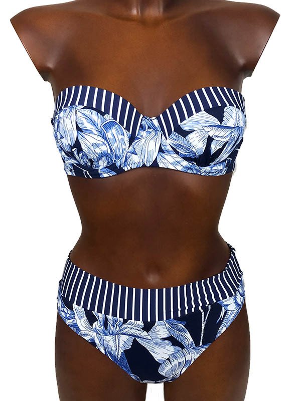 Bikini fascia fiori - COPPA C - PROMISE - ART. S1720