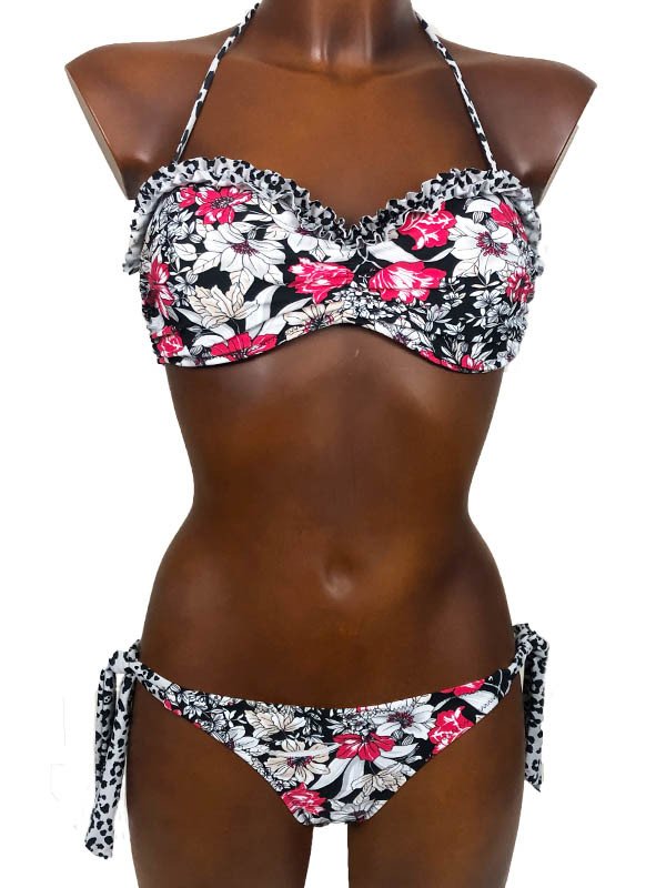 Bikini fascia fiori - PROMISE - ART. 9110