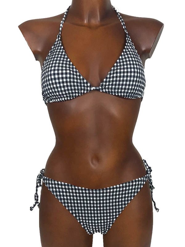 Bikini triangolo quadretti - PROMISE - ART. S7680