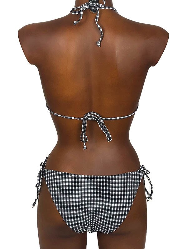 Bikini triangolo quadretti - PROMISE - ART. S7680