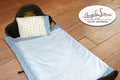 Copertina baby per cesta in pile cuori