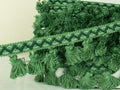 Passamaneria fiocchi verde - 5,5 CM