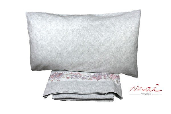 Completo Letto Singolo art.Pompadour in Caldo Cotone Maè