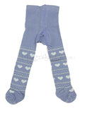 Collant neonato caldo cotone cuori e zig zag lurex - LOLLICò