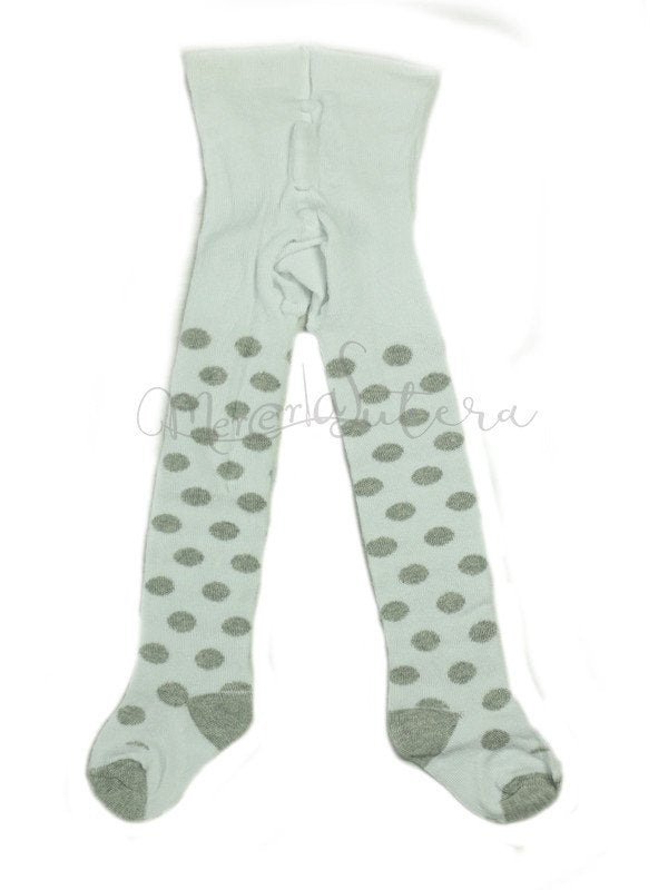 Collant neonato caldo cotone pois - Lollicò