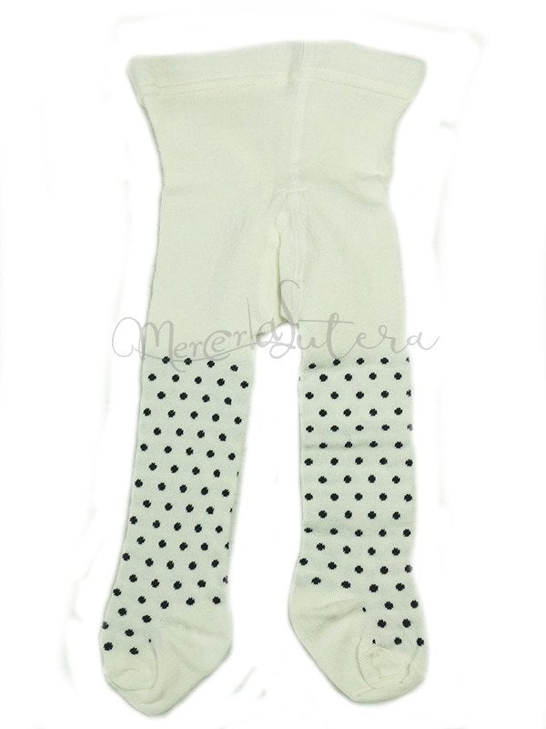 Collant neonato caldo cotone pois piccoli - LIABEL