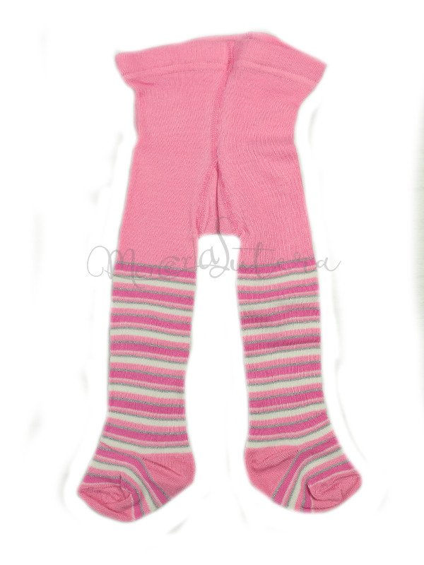 Collant neonato righe lurex - Liabel