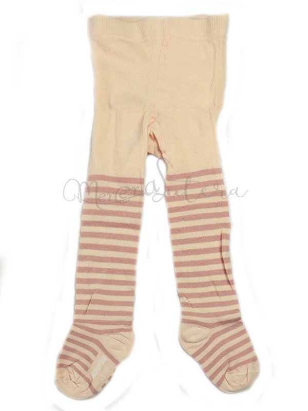 Collant neonato in caldo cotone righe - Malerba