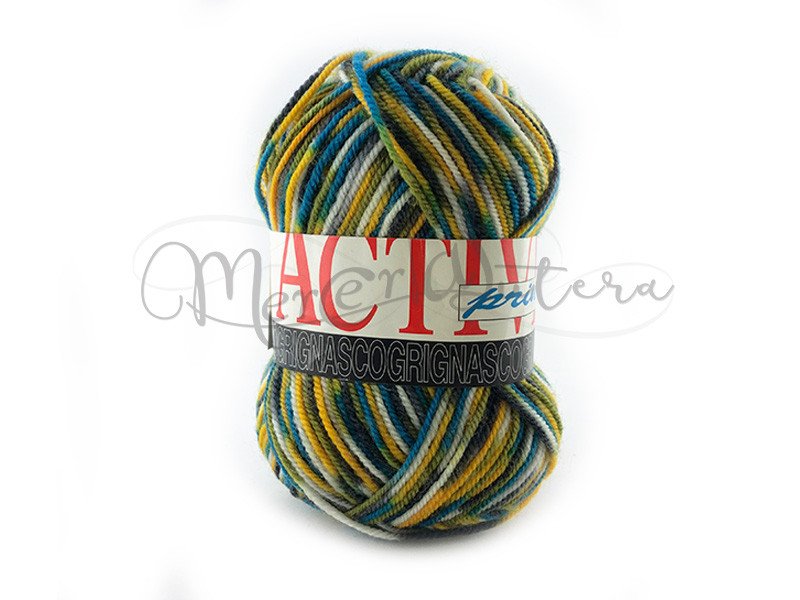 Filato lana multicolor Active Print - Grignasco Filati