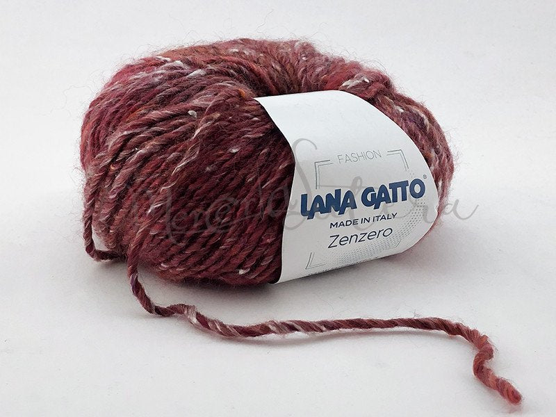 Filato sfumato - Zenzero - Lana Gatto