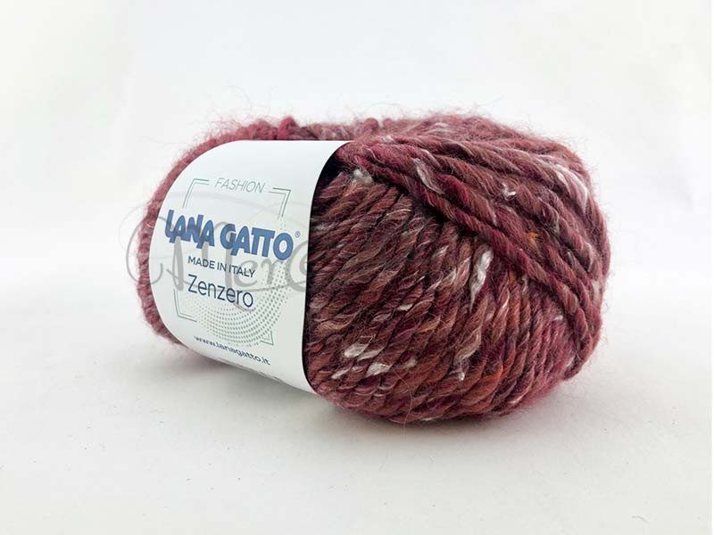 Filato sfumato - Zenzero - Lana Gatto
