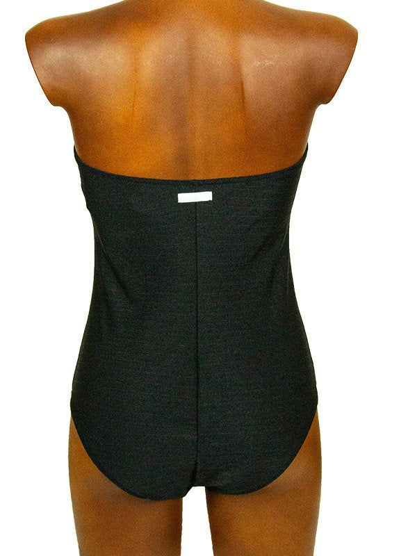 Costume intero fascia satinato - Accadueo