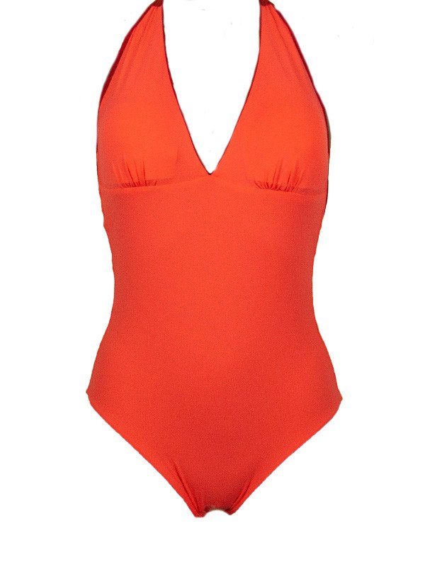 Costume intero double-face - scollo a V - Linea Mare Blu