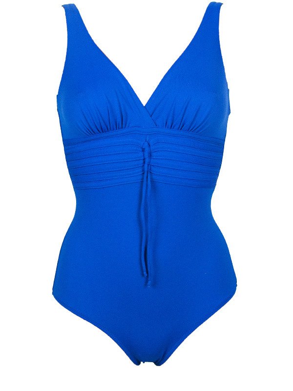 Costume intero - scollo a V - Linea Mare Blu