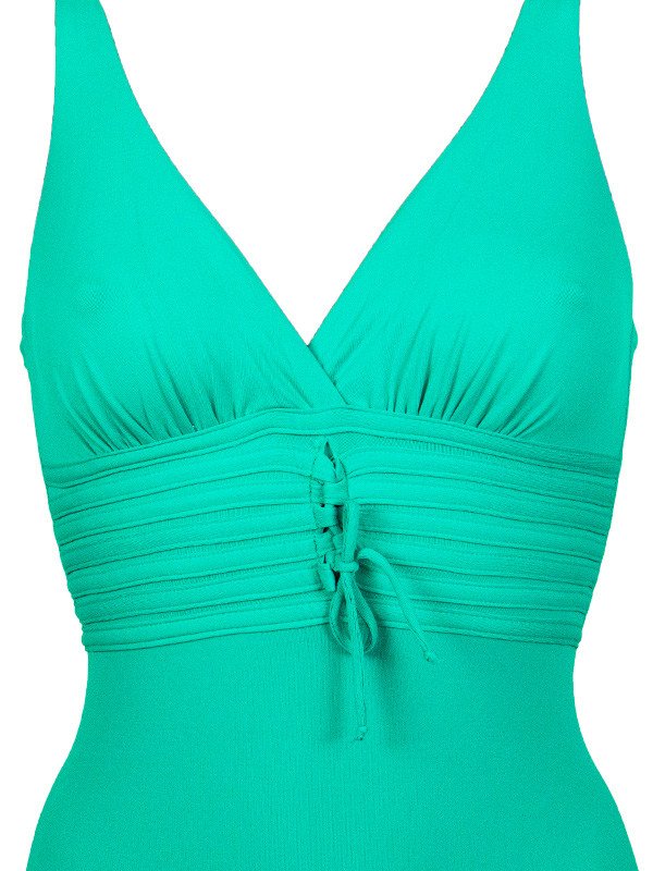 Costume intero - scollo a V - Linea Mare Blu