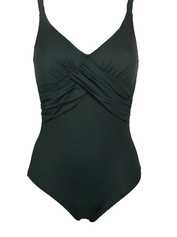 Costume intero con incrocio - Linea Mare Blu