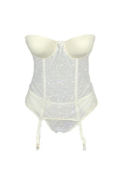 Guêpière pizzo valencienne Clara