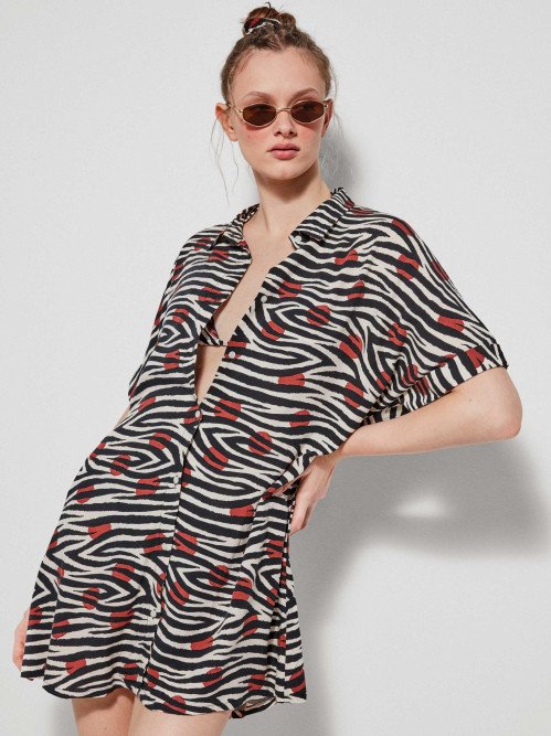 Kaftano animalier - GISELA