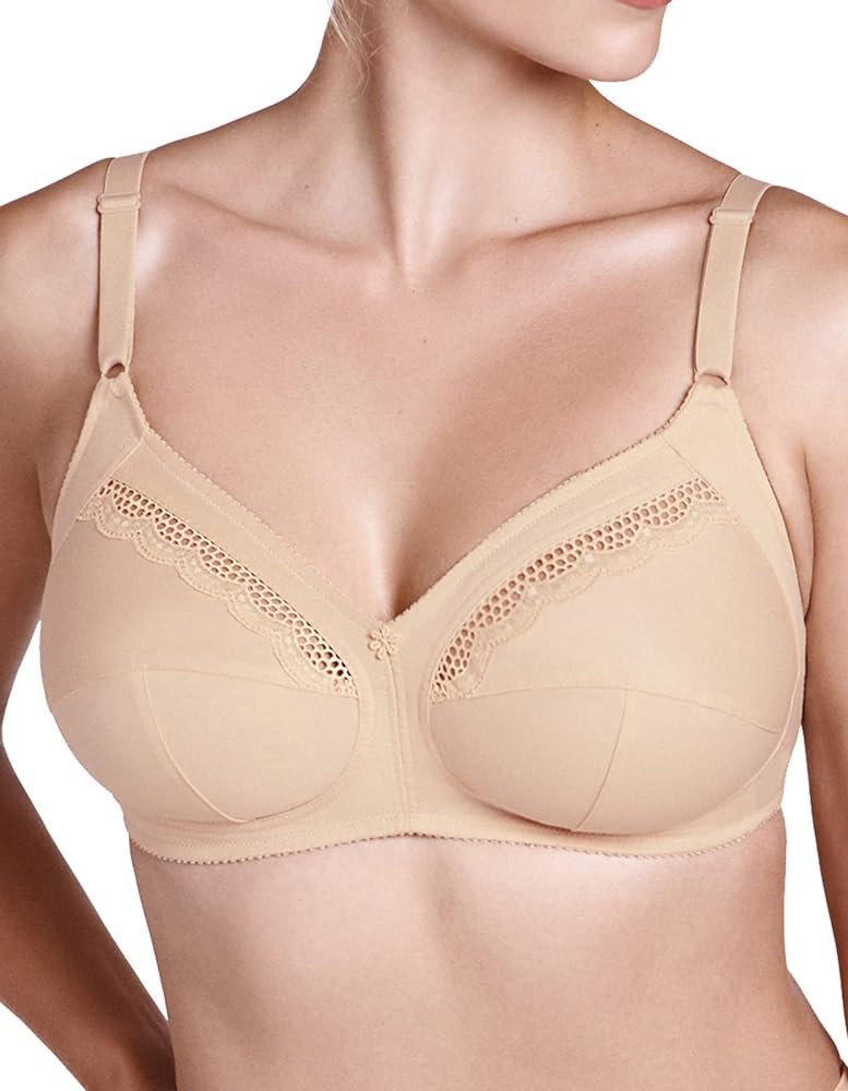 Reggiseno classico in cotone Manja 20146 - Lisca - con taglio seno