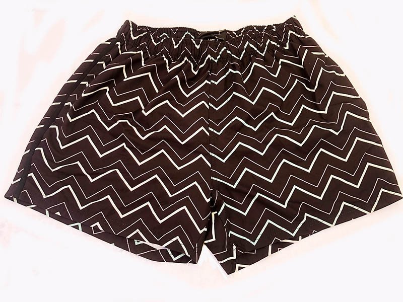 Costume boxer uomo pantaloncino zig zag - Olympia - grandi taglie