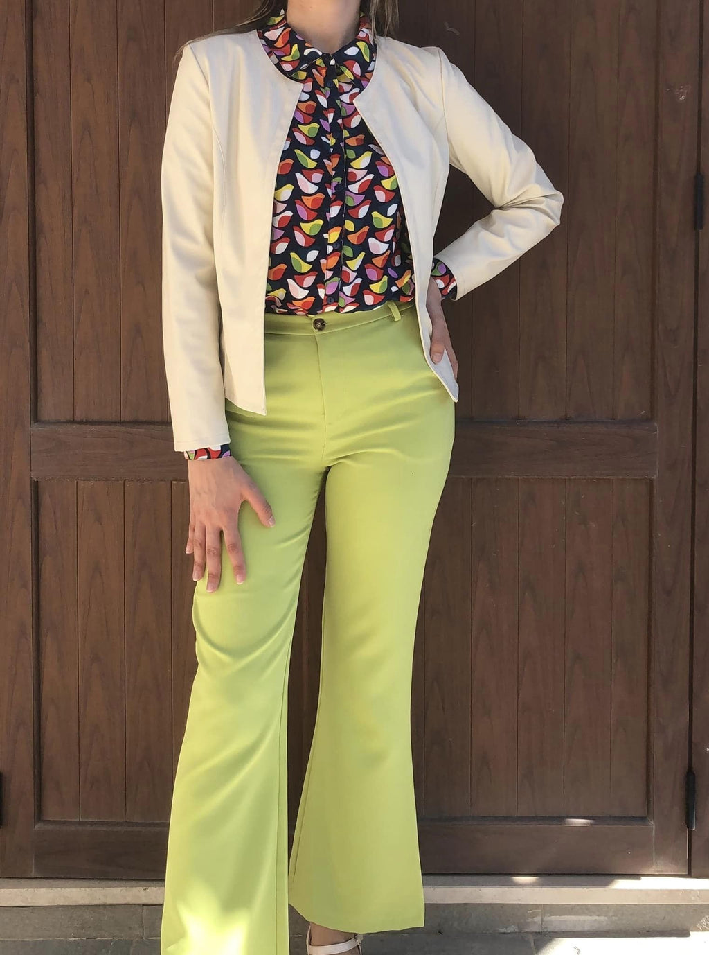 Camicia donna stampa multicolor