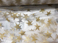 Tessuto in tulle goldstar lurex oro