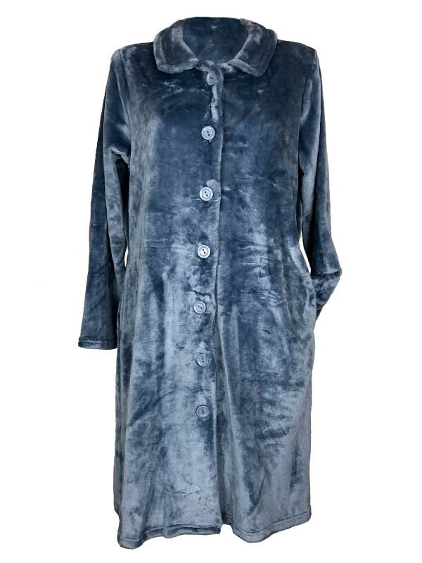 Vestaglia donna in pile con colletto - Promise