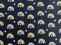 Tessuto in cotone arcobaleno - H. 150 cm