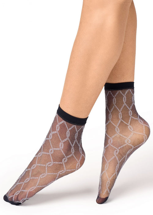 Calzino treccia lurex Cannes - Philippe Matignon