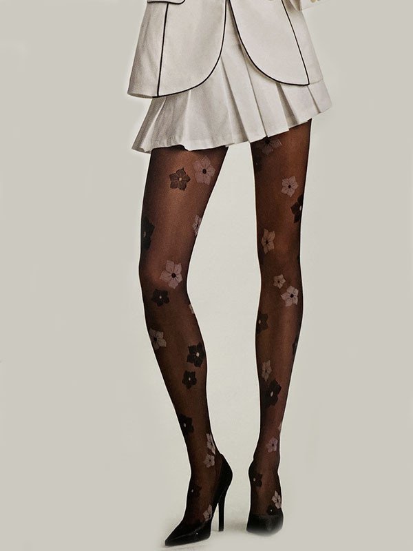 Collant fiori 20 den Bouquet - OMSA