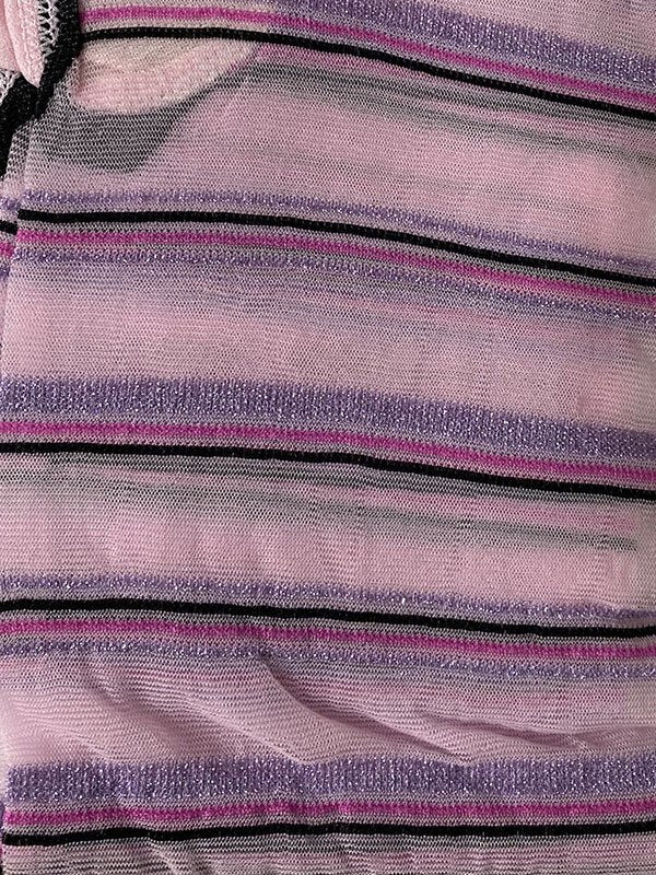 Collant velato righe art. St.Tropez Lurex - Philippe Matignon