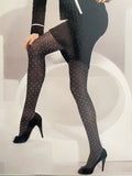 Collant donna rombetti bicolore 40 den - H040 - Levante