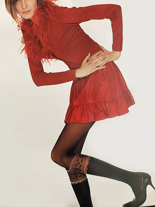 Collant donna finto gambaletto - Crazy - Omsa