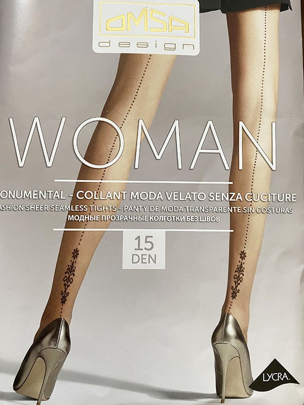 Collant donna riga dietro - Monumental - Omsa