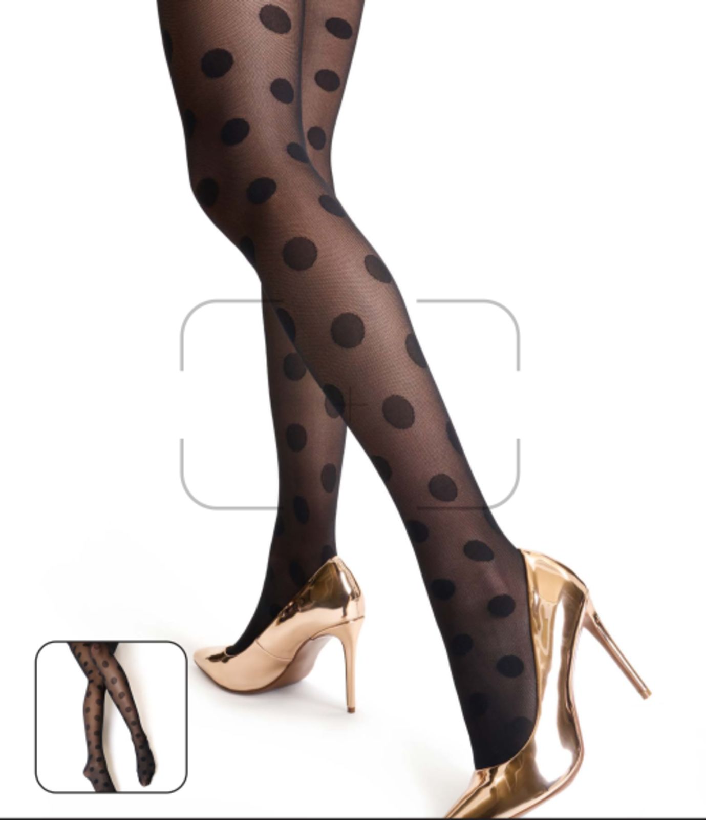 Collant donna macro pois - Golden Lady