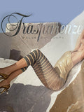 Pantacollant donna righe - Billy - Trasparenze