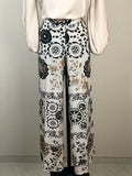 Pantalone donna fiori- Diva's PT435
