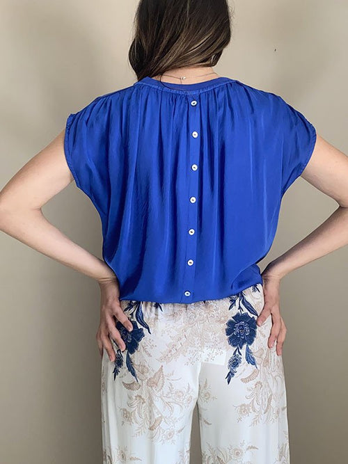 Blusa bottoncini in viscosa - North Pole