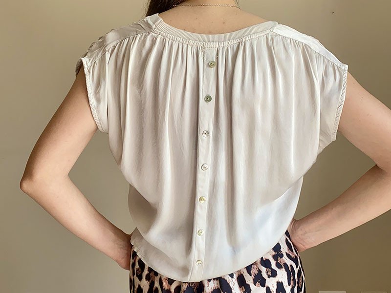 Blusa bottoncini in viscosa - North Pole