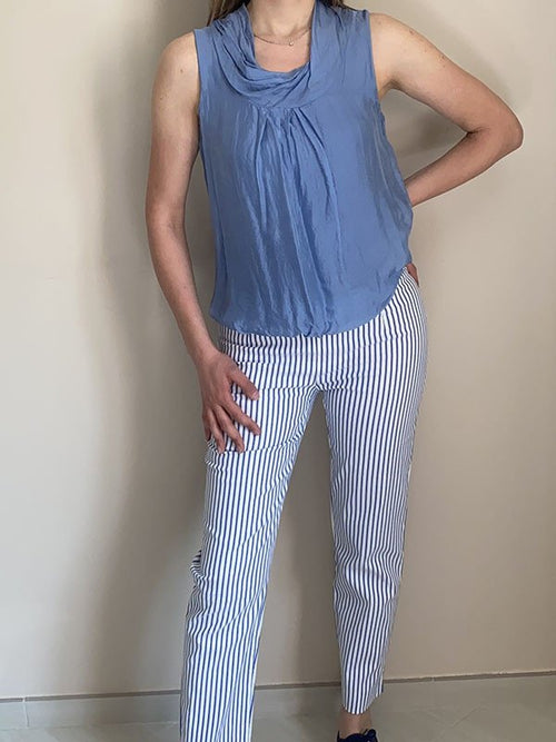 Blusa intreccio in misto seta - North Pole