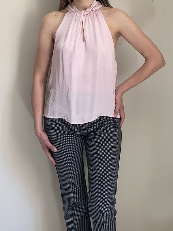 Blusa fiocco in misto seta - North Pole